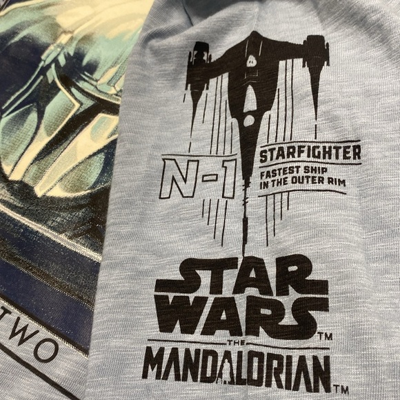 NWOT GAP x Star Wars Blue Long Sleeve Graphic Tee - Picture 5 of 6
